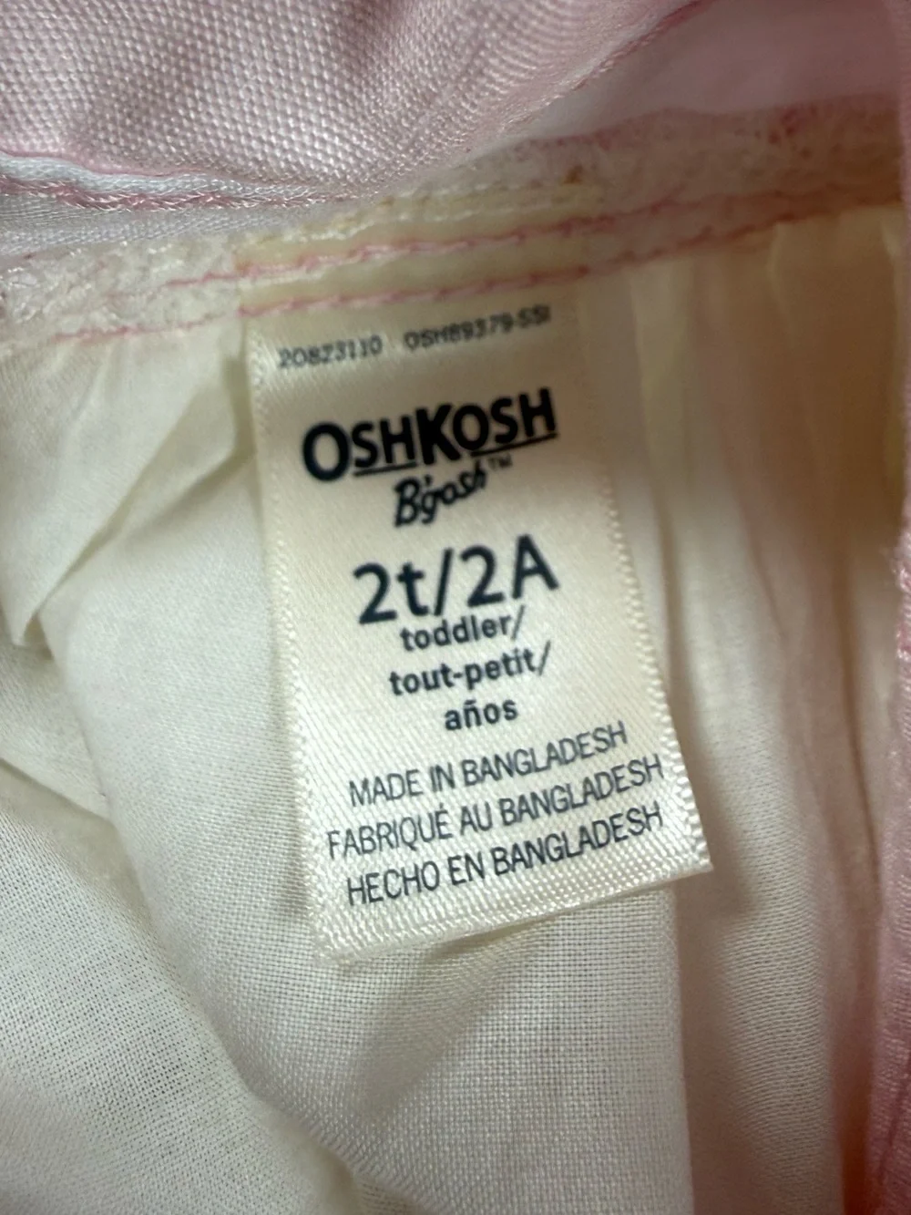OSHKOSH Girls‎ Bunny Tail Tulle Jumper Dress 2T Easter Cottagecore Balletcore